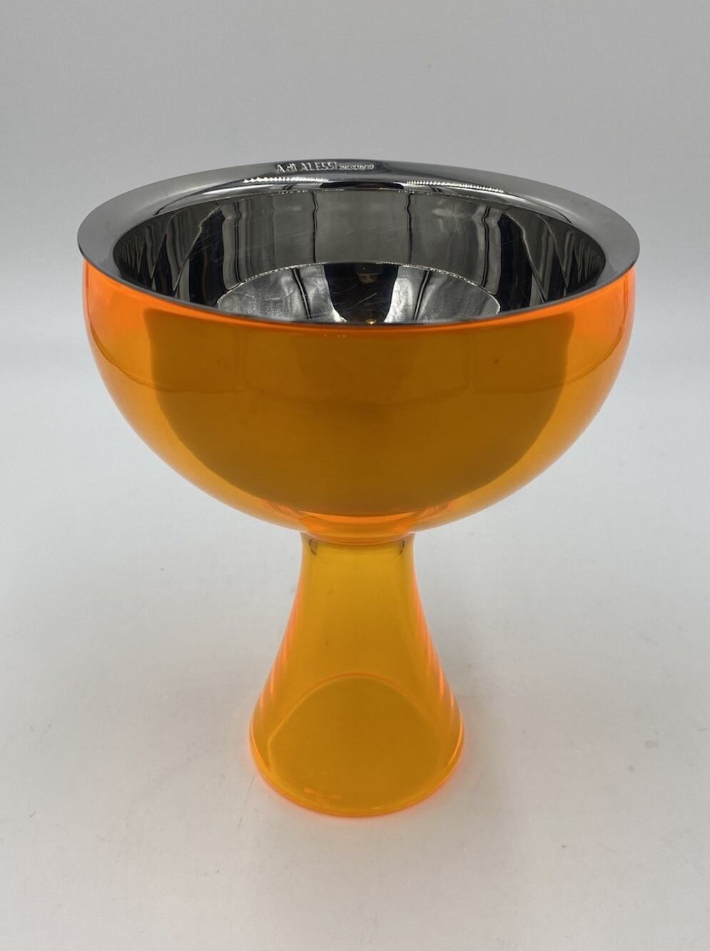 a Di ALESSI Italy Big Love Ice Cream Bowl Neon Orange Modern Art Miriam Mirri